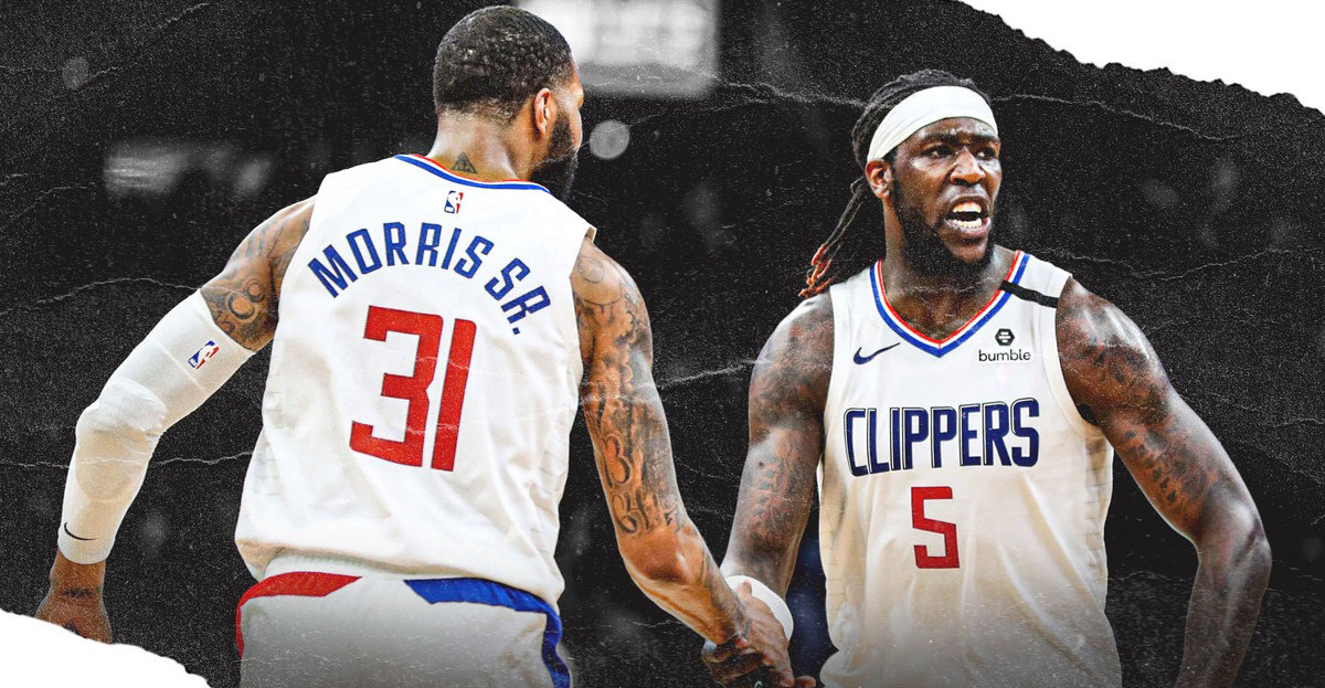 Los Angeles Clippers Montrezl Harrell e Marcus Morris